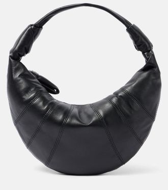 Christophe Lemaire Fortune Croissant Mini leather shoulder bag
