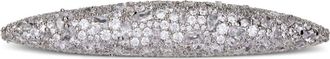 Jennifer Behr Czarina hair clip - women - Steel/Synthetic Crystal - One Size - Silver