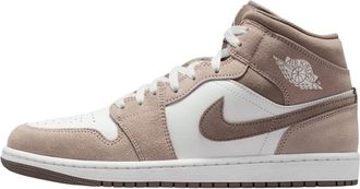 Nike Jordan Air Jordan 1 Mid - Heren - Fitnessschoenen - Bruin - 46 EU - Leer - Fitness