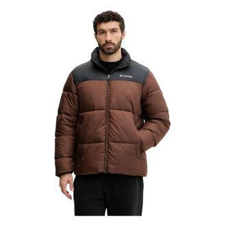 Columbia Puffect III Jacket - Heren - Ski Jassen - Bruin - 2XL - Leer - Fitness