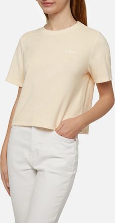 MC2 Saint Barth Beige Terry Cotton T-shirt Aleja