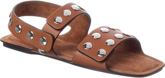 Khaite Boden Leather Flat Sandal