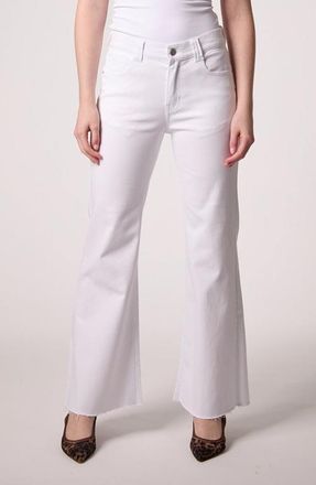 Blue Revival Palazzo Pant in White at Nordstrom, Size 23
