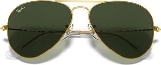 Ray-Ban Aviator Rb 3025 - unisex - Zonnebrillen - Geel - 55 MM - Accessoires