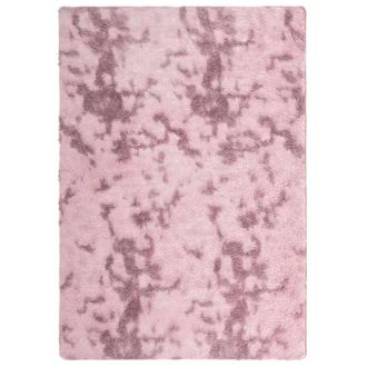 Berkfield Home Shaggy Rug High Pile NAVARRA Dusty Pink 240x340 cm Polyester | Size: Medium