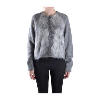 Alexander Wang Dames, Truien, Grijs, Maat: L Wol