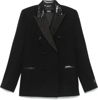 Versace Mujer, Chaquetas, Negro, Talla: S