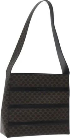 Celine Pre-owned Leather celine-bags - Dames - Vintage Schoudertas - Zwart - ONE Size - Leer - Vintage