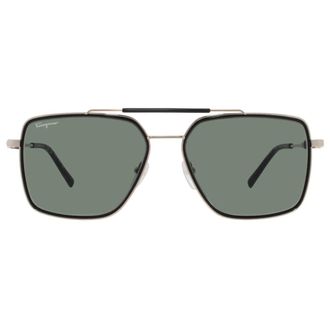 Ferragamo Green Navigator Mens Sunglasses SF298S 703 59