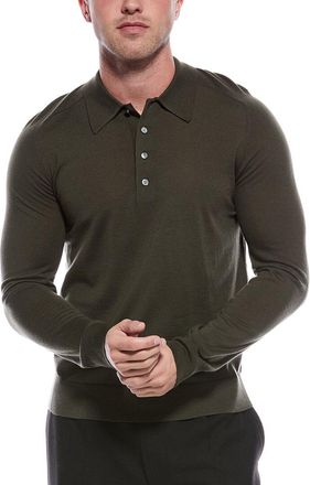 Theory Regal Wool-Blend Polo Shirt