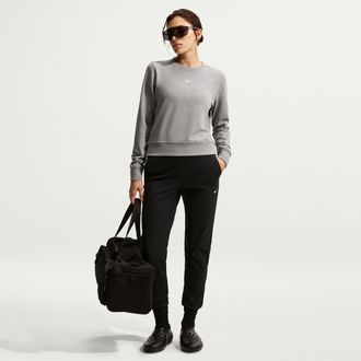 Nike Womens One High-Waisted Full-Length Knit Jogger Pants in Black | IB9139-010