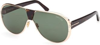Tom Ford FT1072 28N Shiny Gold/Dark Havana