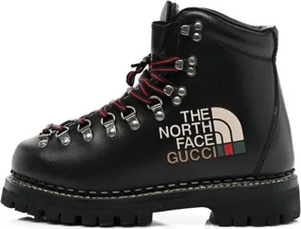 Gucci (WMNS) Gucci Ankle Boot x The North Face Black 655398-17U10-1000