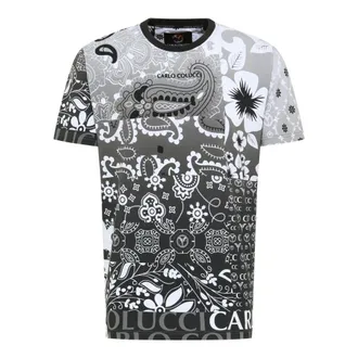 Carlo Colucci Carlo Colucci, T-Shirts, male, Black, Size: M T-Shirt