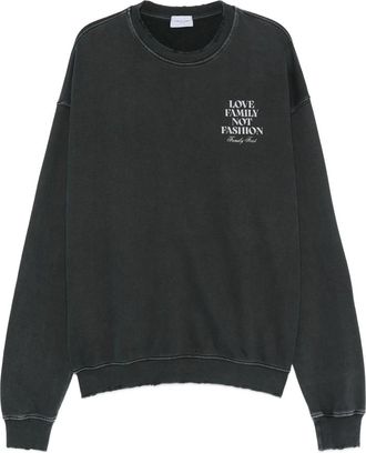 Family Fir$t Milano Slogan-print Sweatshirt