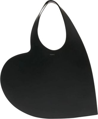 Coperni Heart Tote - Dames - Handtassen - Zwart - ONE Size - Leer - Tassen