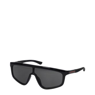 Gucci Herrens Sonnenbrille aus schwarzem Acetat