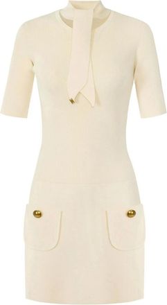 Elisabetta Franchi Dames, Jurken, Geel, Maat: 2XL Viscose