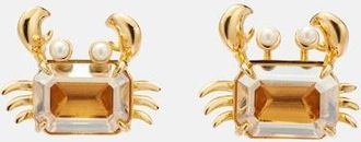 Oscar De La Renta Crab embellished earrings