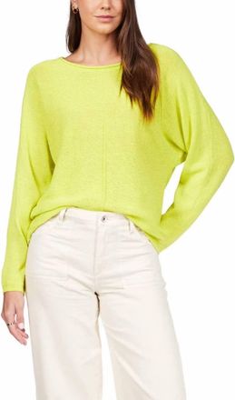 Sanctuary Easy Knitwear Top In Chartreuse