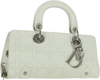 Dior Pre-owned Handbags, female, White, Size: ONE SIZE Pre-owned Vintage Hand Bag