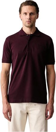 Lacoste Polo con Logo in Rilievo Classico - - Tops - Uomo - Viola - 3XL