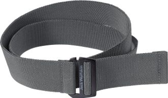 Jack Wolfskin Synthetikg&uuml;rtel JACK WOLFSKIN LIGHT BELT, Damen, Gr. 110, grau (schwarz, grau), Materialmix, G&uuml;rtel Synthetikg&uuml;rtel