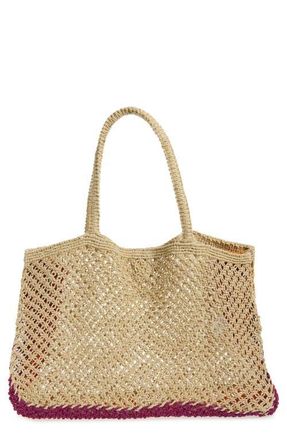 L*Space Moonlight Woven Jute Tote in Man/Pim/Ber at Nordstrom
