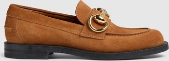 Gucci Womens Boulevard Loafer, Orange, Suede