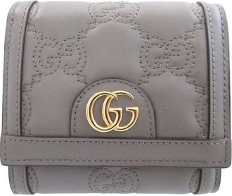 Gucci Pre-owned Gucci GG Matelasse Calfskin Bifold Wallet Ladies K6W8SUZG6K6T6P0I