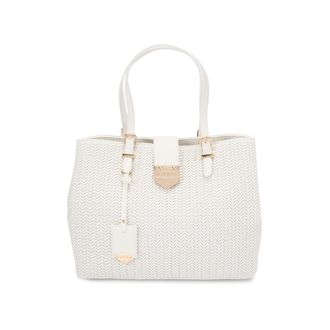 Carvela Womens Maria Midi Weave Bag - White - One Size