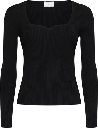 P.A.R.O.S.H. Trui - Dames - Ronde hals truien - Zwart - M - Truien & Vesten