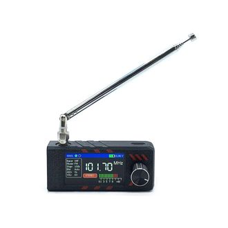 No Brand Receptor De Radio Dsp De Banda Completa Si4732 - 0,5-108 Mhz Fm Am Sw Ssb Con Amplificador De Auriculares