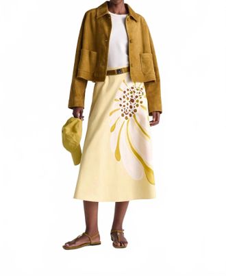 Dorothee Schumacher Soft Touch Jacket In Greenish Brown
