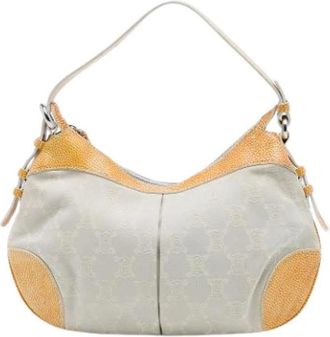 Celine Pre-owned Denim Hobo Bag - Dames - Vintage Schoudertas - Blauw - ONE Size - Denim - Vintage