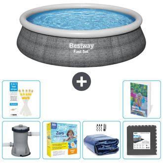 Bestway Piscina Bestway Fast Set Redonda - 457x84 Cm - 7-piezas S285