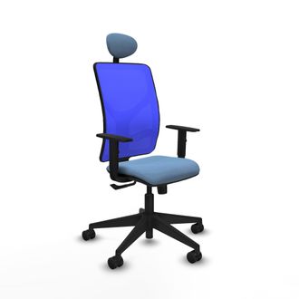 Piqueras y Crespo Silla De Oficina Con Cabecero Motilla Piqueras Y Crespo 1d066n1 Azul Cielo