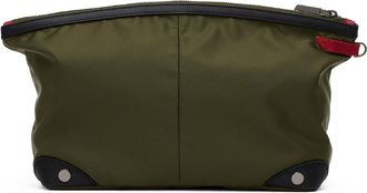 Hammitt Hammitt Nicky Cosmetic Pouch Jade Nylon Gunmetal Lrg