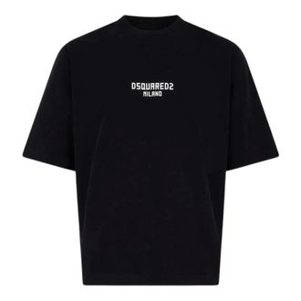 Dsquared2 T-Shirts, male, Black, Size: XL Milano T-shirt