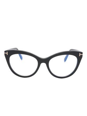 Tom Ford Eyewear Occhiali cat-eye - Nero