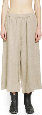 Comme Des Gar&ccedil;ons Cropped Linen Pants