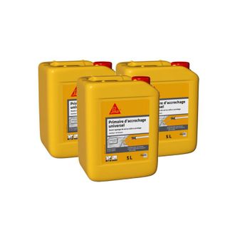 Sika Juego De 3 Imprimaciones De Adherencia Para Sustratos Dif&iacute;ciles Sika Sika Floor-35 Primer - 5l