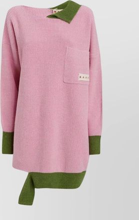 Marni wool blend cocoon midi dress