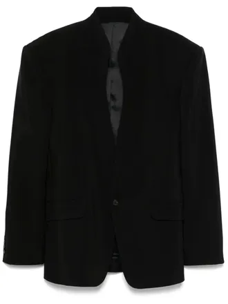 MUGLER twill jacket - Black