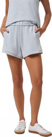 Travis Mathew Cloud Terry Varsity Short In Light Grey