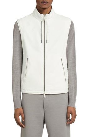 Ermenegildo Zegna Zephyr Reversible Vest in White at Nordstrom, Size 38 Us
