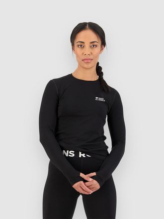 Mons Royale Cascade Merino Funktionsshirt schwarz