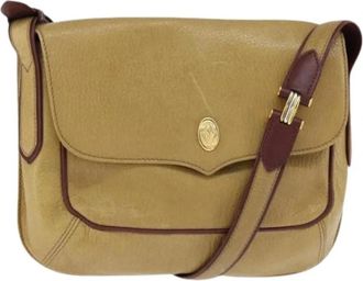 Cartier Pre-owned Vintage Cross Body Bag - Dames - Vintage Schoudertas - Beige - ONE Size - Leer - Vintage