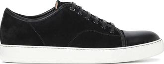 Lanvin Sneaker - Heren - Sneakers - Zwart - 45 EU - Leer - Schoenen