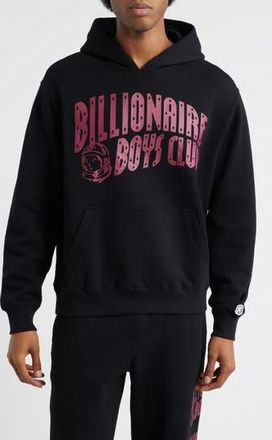 Billionaire Boys Club Curve Cotton Graphic Hoodie in Black at Nordstrom Rack, Size Xxx-Large
